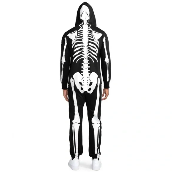 *FLAW* NWT Tipsy Elves Skeleton Costume - Picture 2 of 12